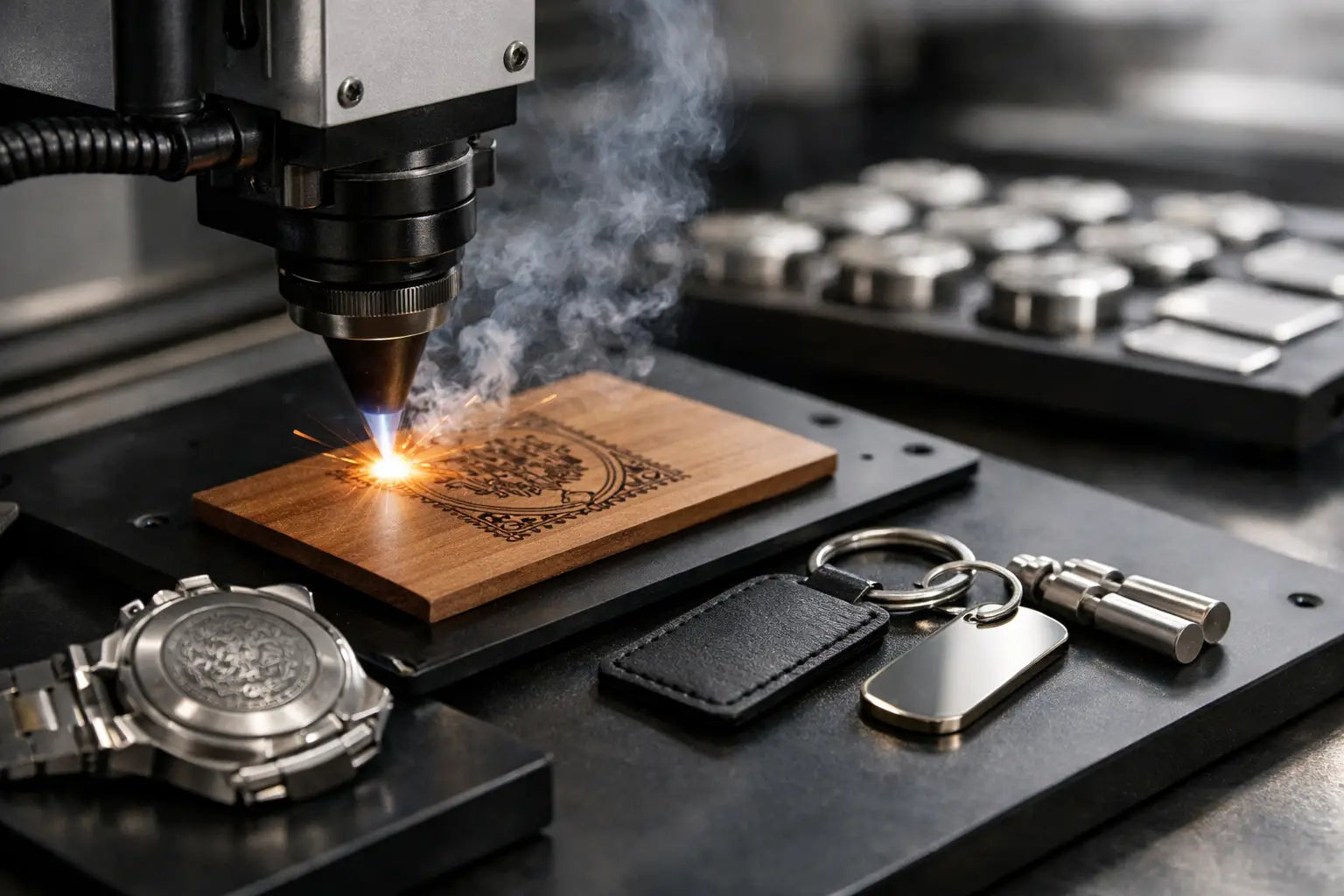 Präzise Lasergravur für Einzelstücke und Serien