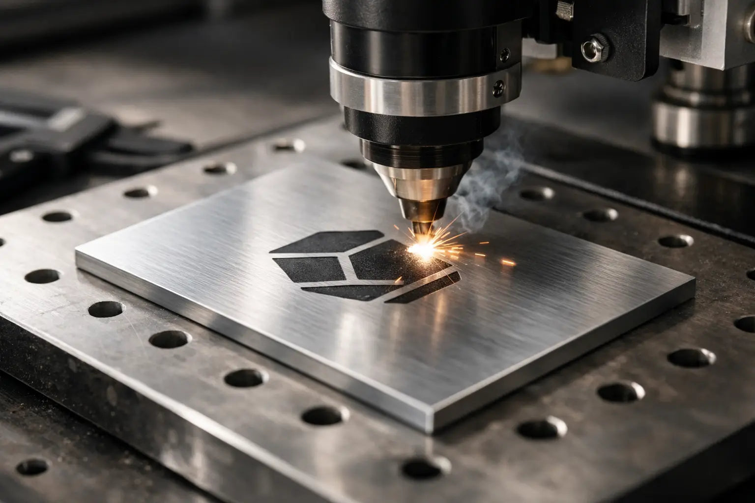 Lasergravur Aluminium Firmenlogo richtig umsetzen