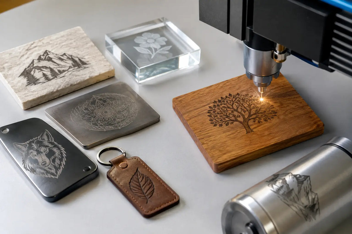 Welche Materialien lassen sich gravieren?