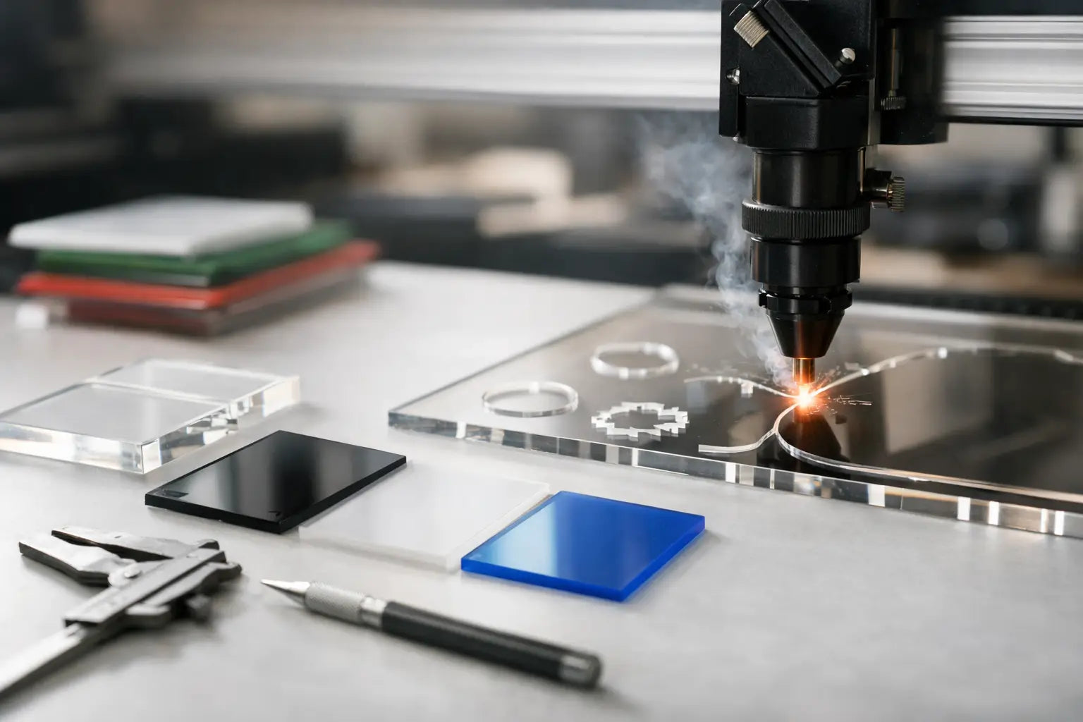Acryl laserschneiden nach Maß richtig planen