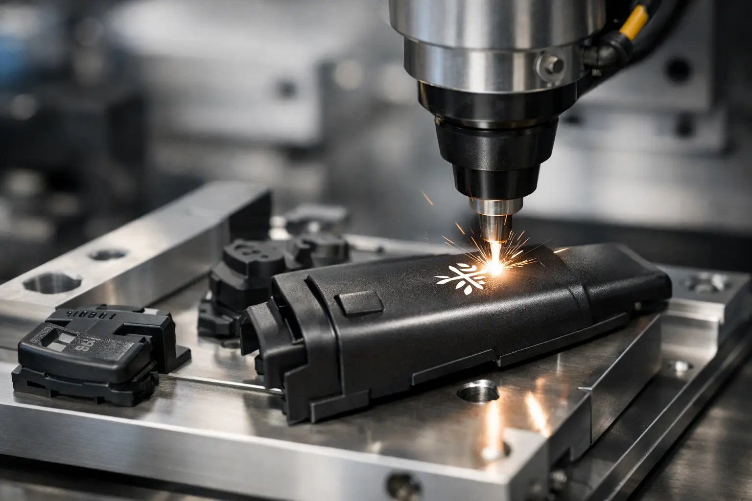 Laserbeschriftung von Kunststoffbauteilen
