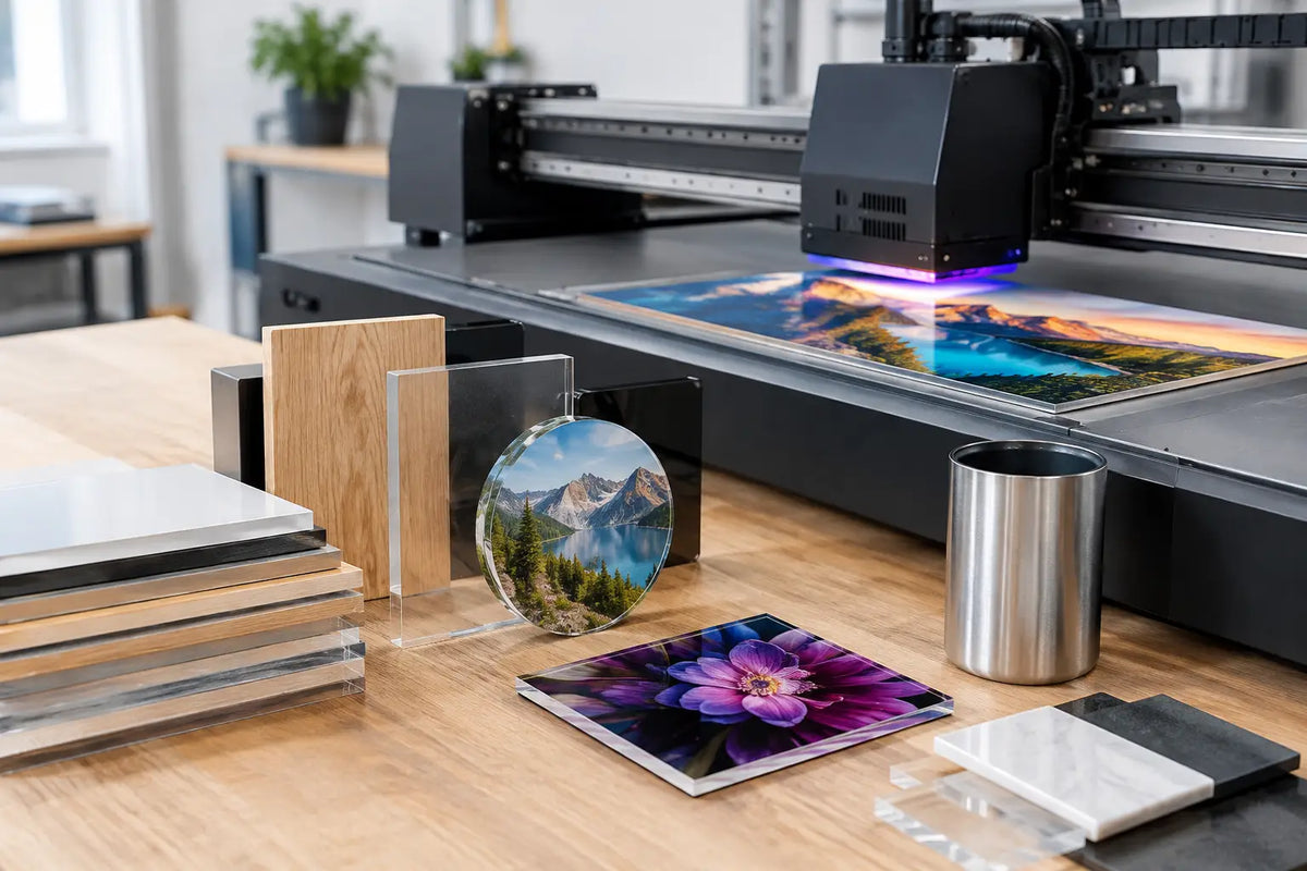 Beste Materialien für UV-Druck richtig wählen