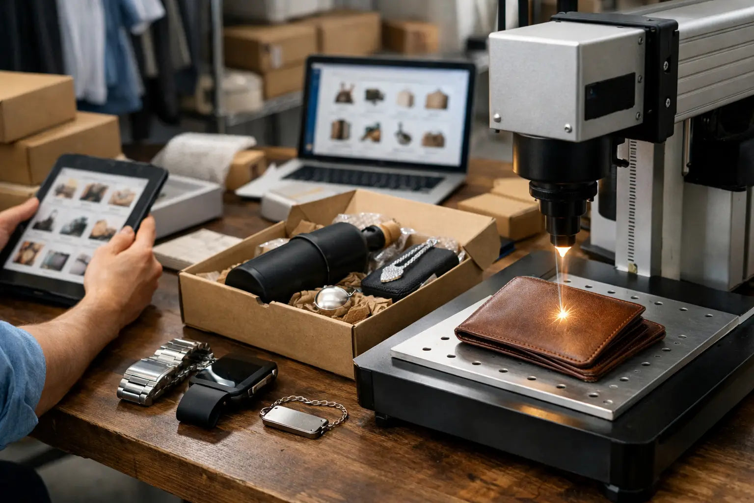 Dropshipping Gravur Dienstleister richtig wählen