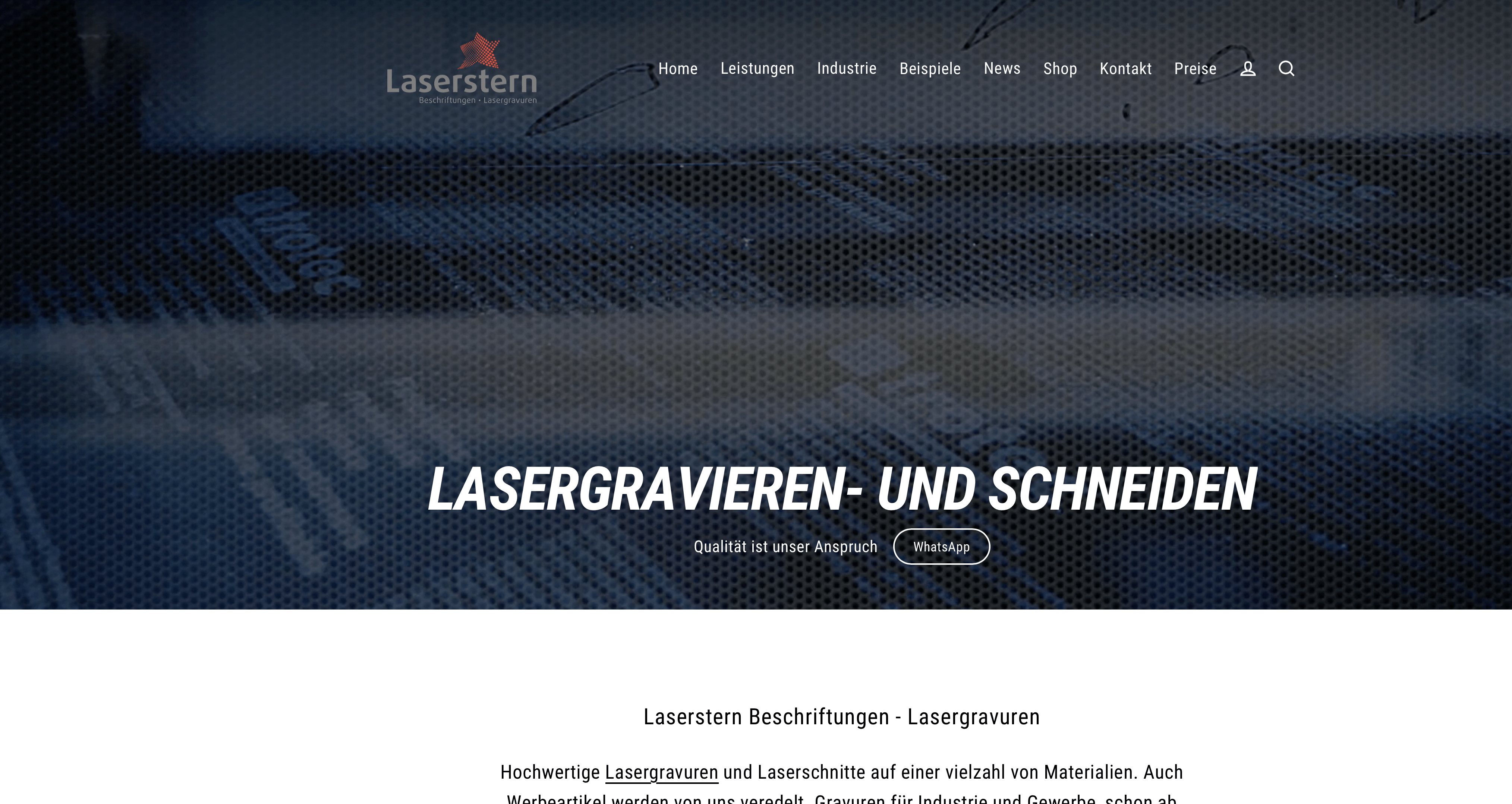 Optik - Design | Laserstern Beschriftungen - Lasergravuren