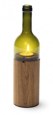 “Wine bottle” lantern with laser engraving