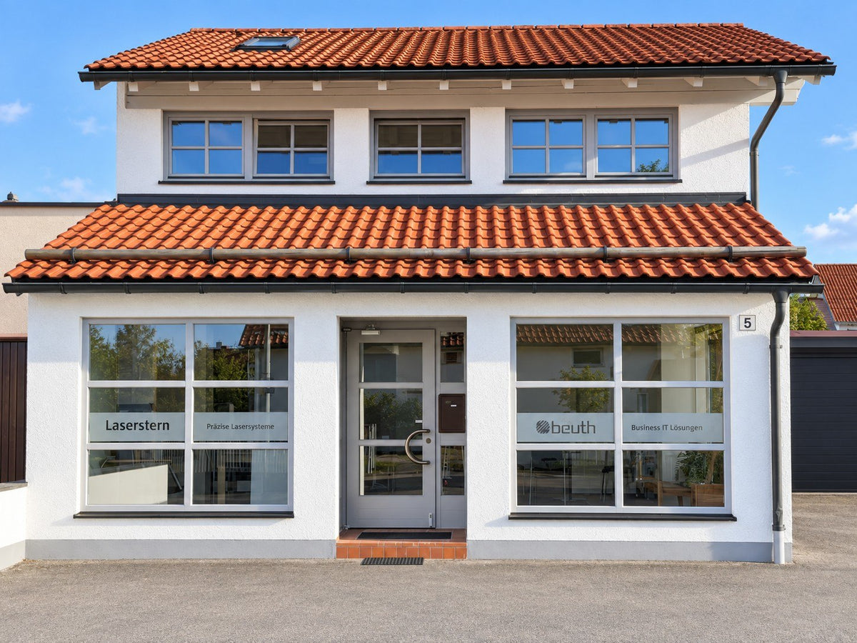 Laserstern Beschriftungen und Beuth IT Service, Außenansicht Poststraße 5 in Erkheim