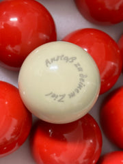 Aramid billiard ball with desired 3D engraving available in 52mm and 60mm