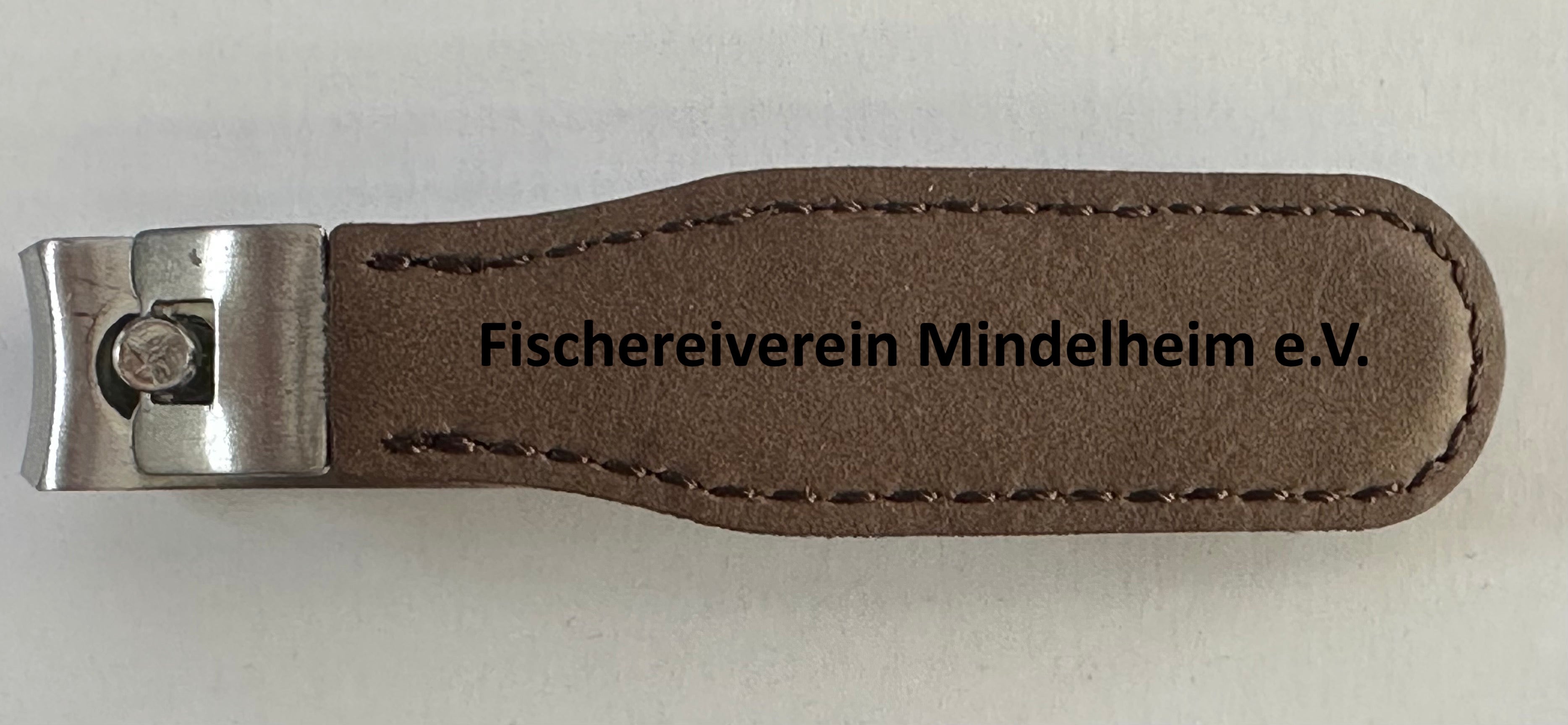 Nagelzwicker, Nagelknipser, Angelschnurschere mit Gravur