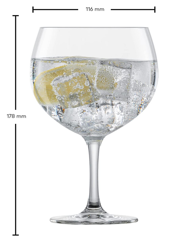 Gin glass with personalized laser engraving