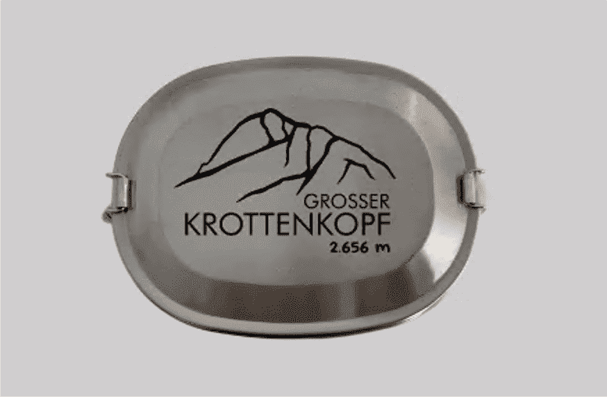 Brotzeitdose Berge der Allgäuer Alpen | AllAlpCollection laserstern-beschriftungen-lasergravuren.myshopify.com 