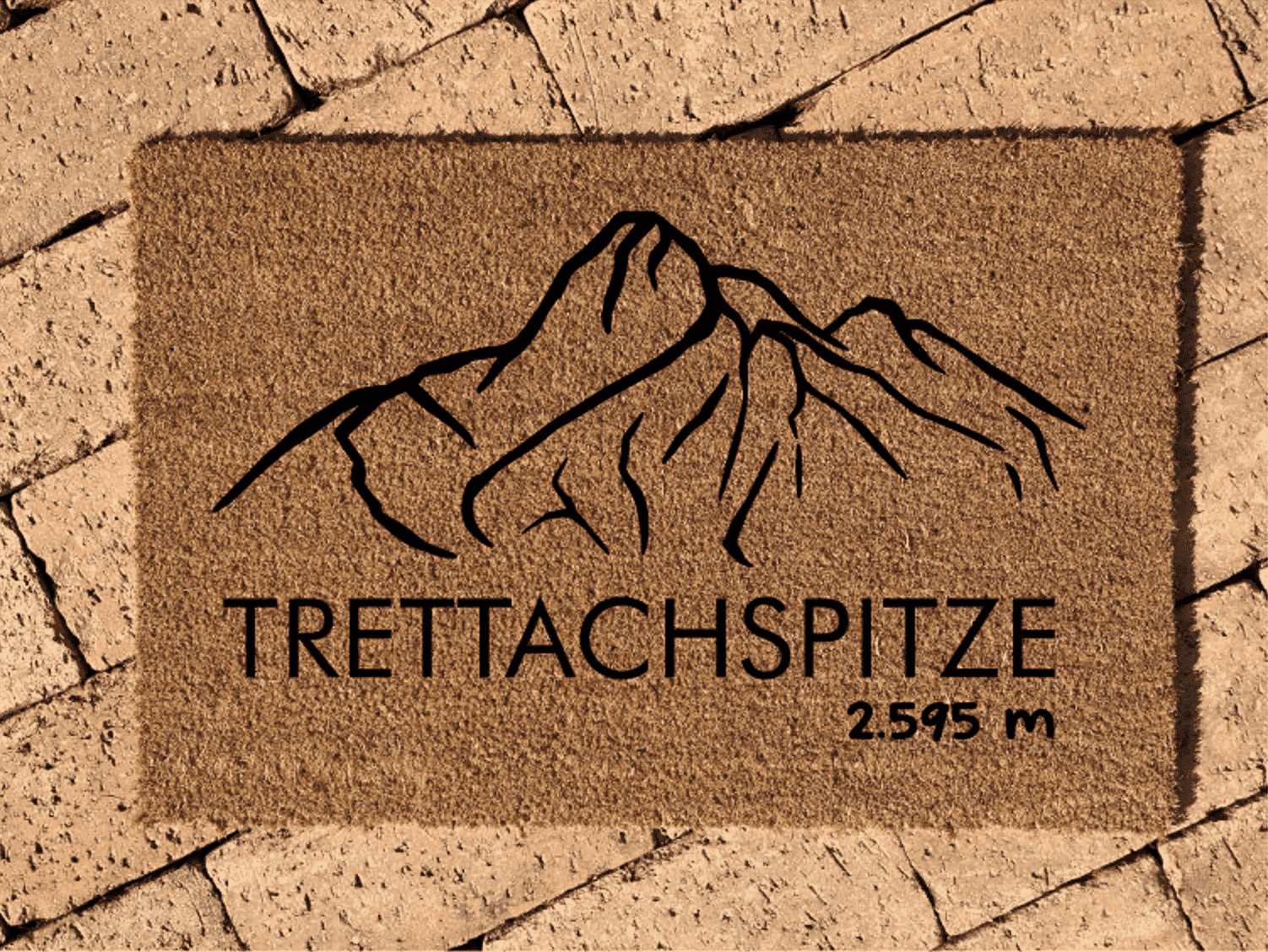 Kokos Fußabstreifer | Fußmatte Teppich | AllAlpColletion laserstern-beschriftungen-lasergravuren.myshopify.com 
